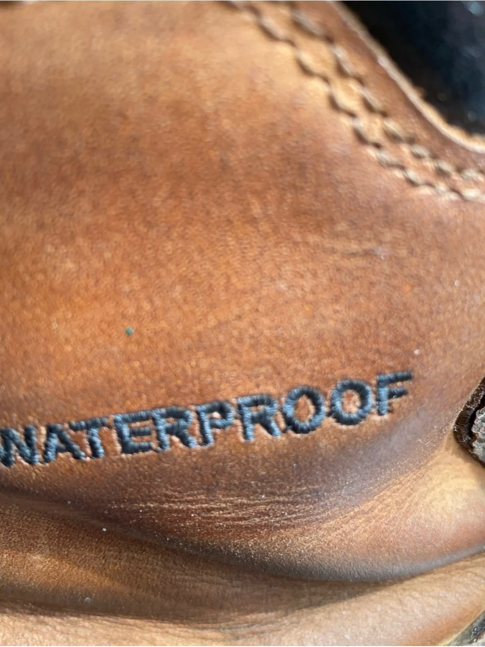 Justin Boots Brown Leather Lace-Up Work Boots